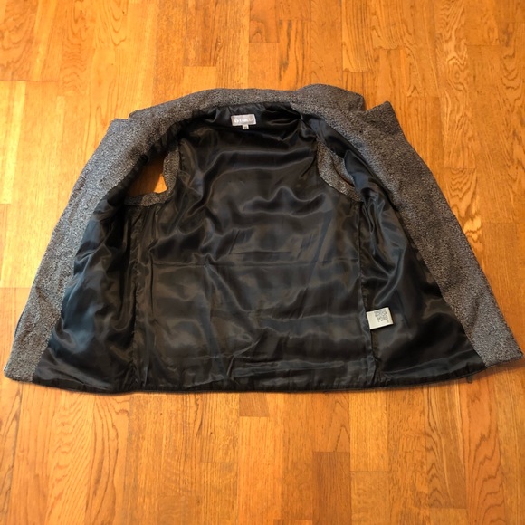 Houndstooth and Leather Puffy Vest XS Never Worn - Picture 5 of 6